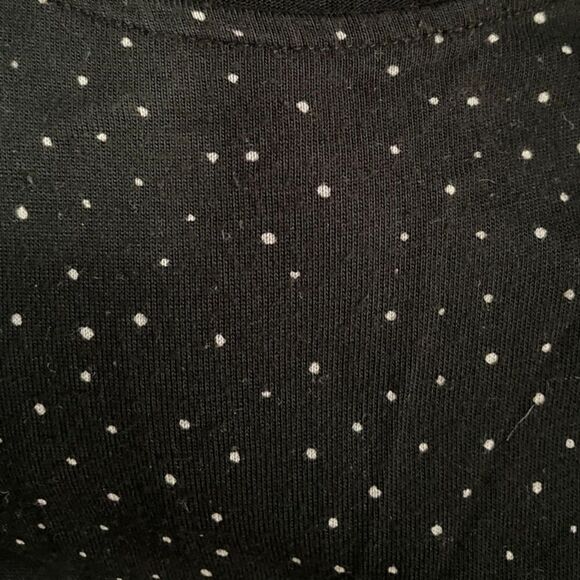 H&M Black & Pink Polka Dot Maxi Dress Size M - Picture 5 of 7